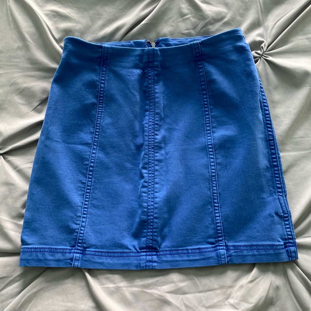 Free People Modern Femme Denim Mini Skirt